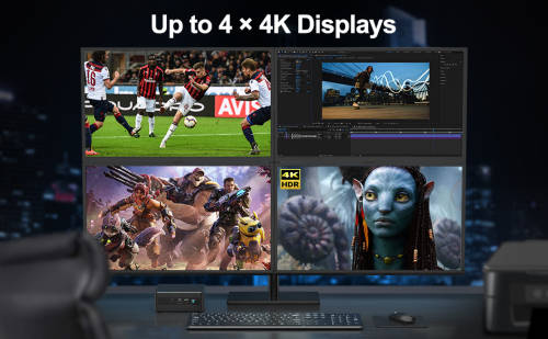 Intel Mini PC, Intel NUC 11 with Newest 11th Gen Core i5-1135G7, 16GB DDR4 & 512GB  SSD (Super Fast)