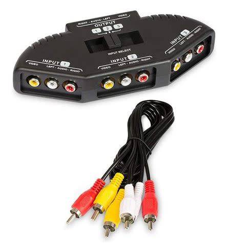 AV Selector 3 IN 1 OUT