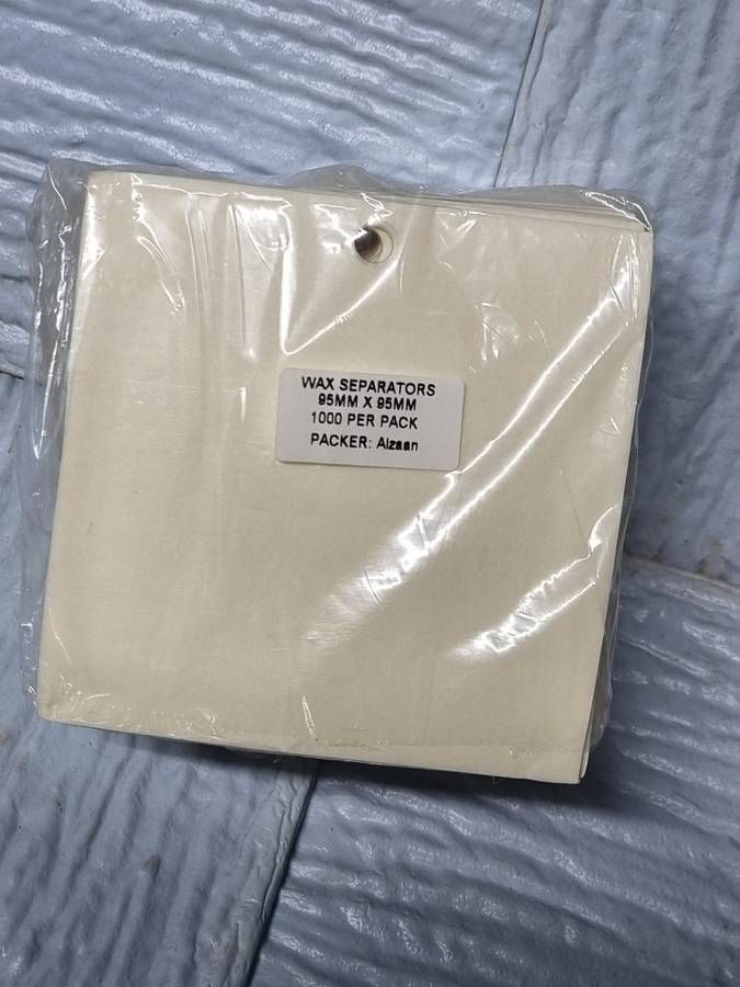 Wax paper seperators 1000 per pack