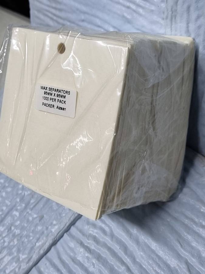 Wax paper seperators 1000 per pack