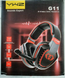 G11 IR WIRELESS STEREO HEADPHONE
