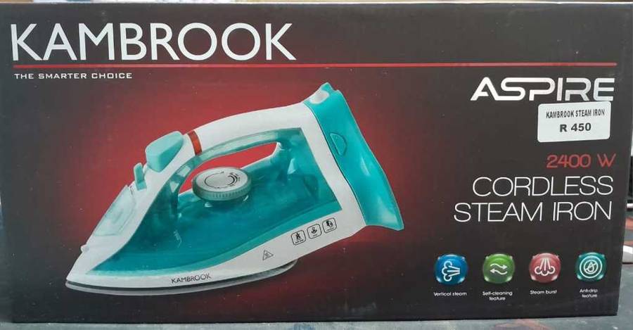 KAMBROOK CORDLESS STEAM IRON
