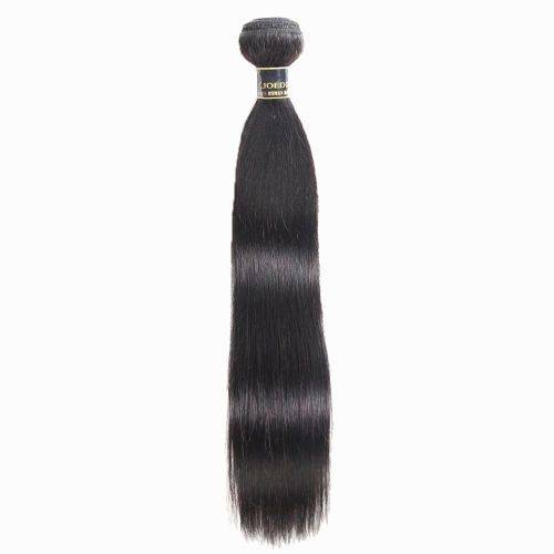 Joedir Peruvian Human Hair Straight Bundles Hair Extensions 10Inch Black#