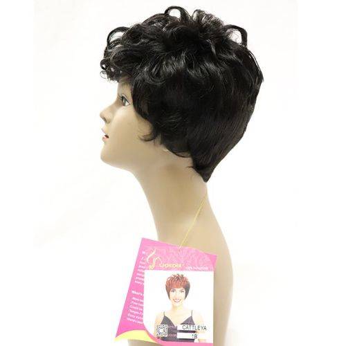 Joedir Short Brazilian Peruvian 100%Human Hair Wigs Pixie Cut Wigs Cattleya Color 4#
