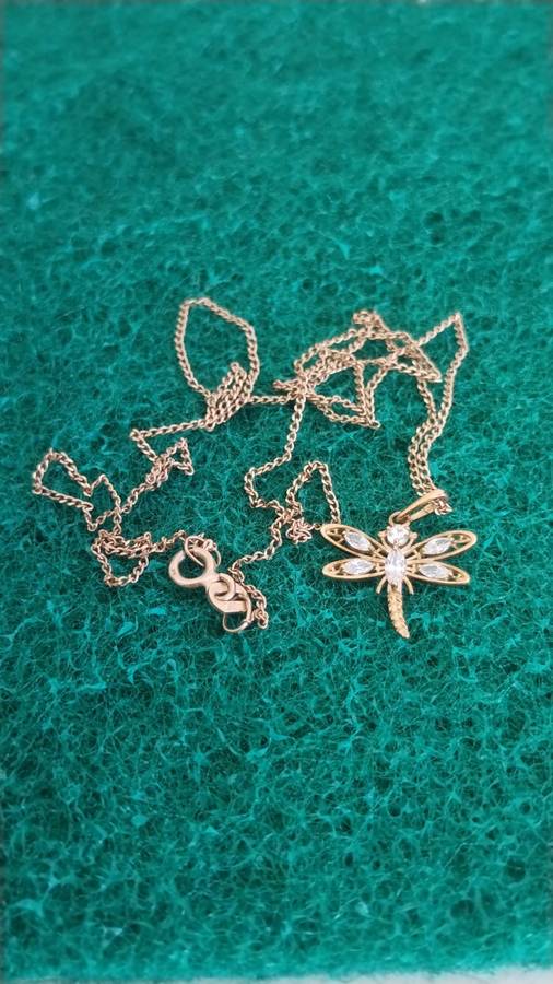 9CT GOLD NECKLACE 1.2G