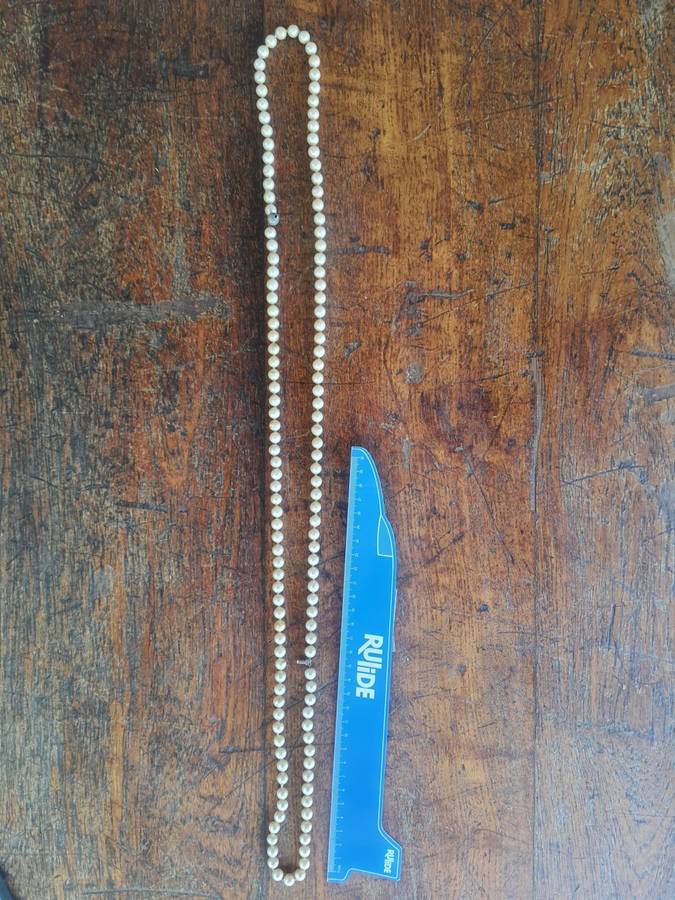 ANTIQUE 925 HEAVY NECKLACE MORE THAN 60CM LONG 98.3 GRAMS