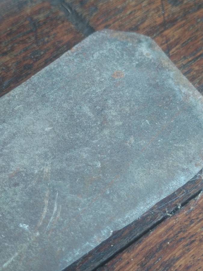 ANTIQUE WEEK #30 - 1633 DATE??  MARKINGS VERY UNCLEAR- VERRY OLD `panga` TYPE KNIFE