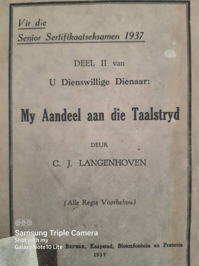 KA#14 - ASSORTMENT OF OLD BOOKS - CJ LANGENHOVEN