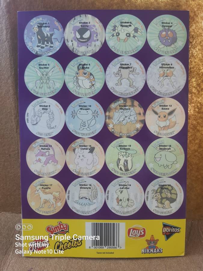 #6 - SUPPER RARE POKEMON LIMITED EDITION TAZO SET COLLECTABLE BUNDLE UP FOR SALE!