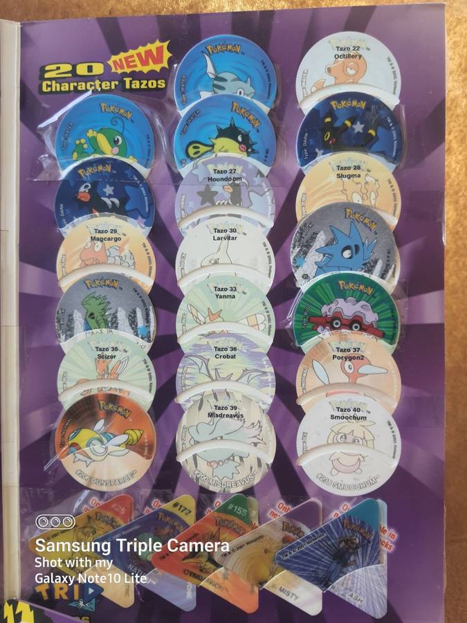 #6 - SUPPER RARE POKEMON LIMITED EDITION TAZO SET COLLECTABLE BUNDLE UP FOR SALE!
