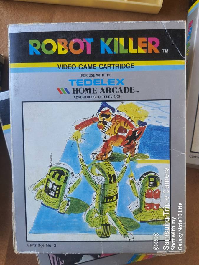 1982 TedelEx Home Arcade Console with Games - Working Condition