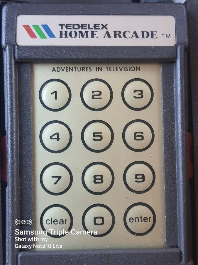 1982 TedelEx Home Arcade Console with Games - Working Condition