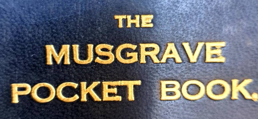 #5 ANTIQUE WEEK - KAROO ANTIEK - THE MUSGRAVE POKECTBOOK