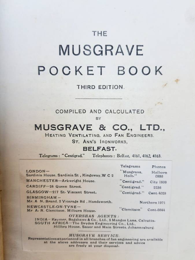 #5 ANTIQUE WEEK - KAROO ANTIEK - THE MUSGRAVE POKECTBOOK