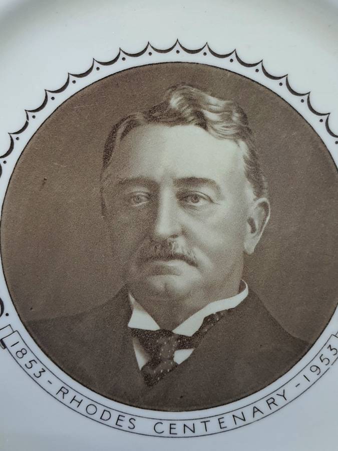 #2 ROYAL DOULTON - MADE IN ENGLAND CECIL JHON RODES AFRICA WALL MOUNT PLATE