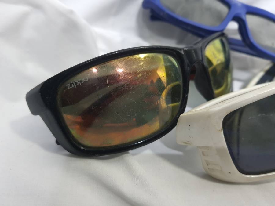 #8 LARGE LOT OF SUNGLASSES UP FOR GRABS SOME GREAT SOME HAS SCRATCHES