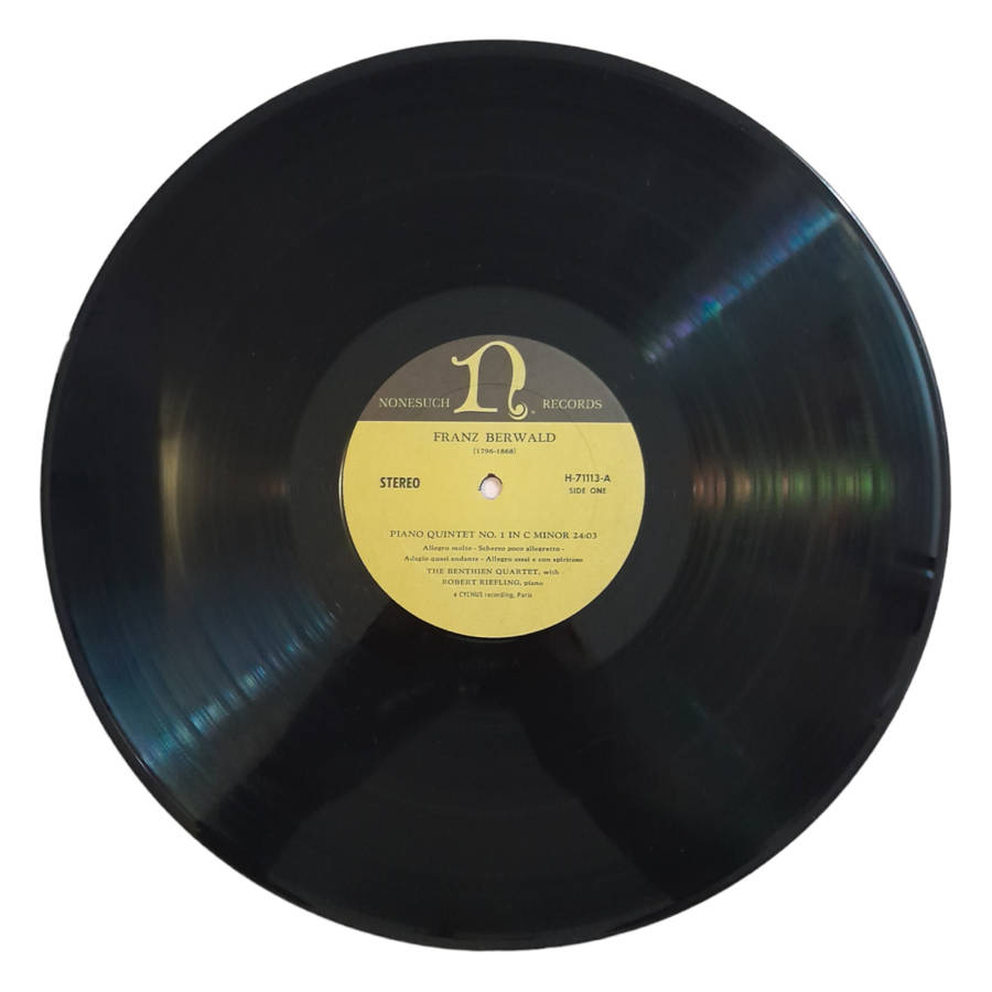 1966 Franz Berwald - Piano Quintet No. 1 In C Minor / Piano Quintet No. 2 In A Major - Vinyl, 7`, 33