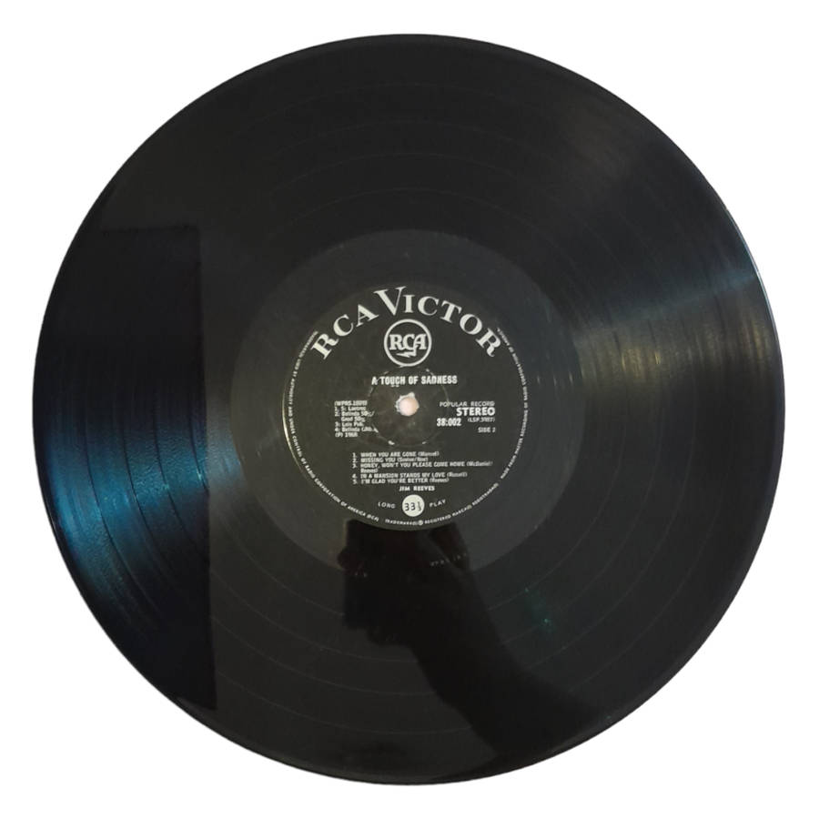 1968 Jim Reeves - A Touch Of Sadness - Vinyl, 7`, 33 RPM - Folk, World & Country - Very Good - With