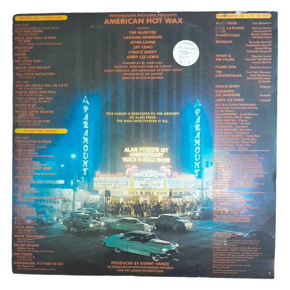1978 Various - The Original Soundtrack Album From The Paramount Motion Picture `American Hot Wax` -