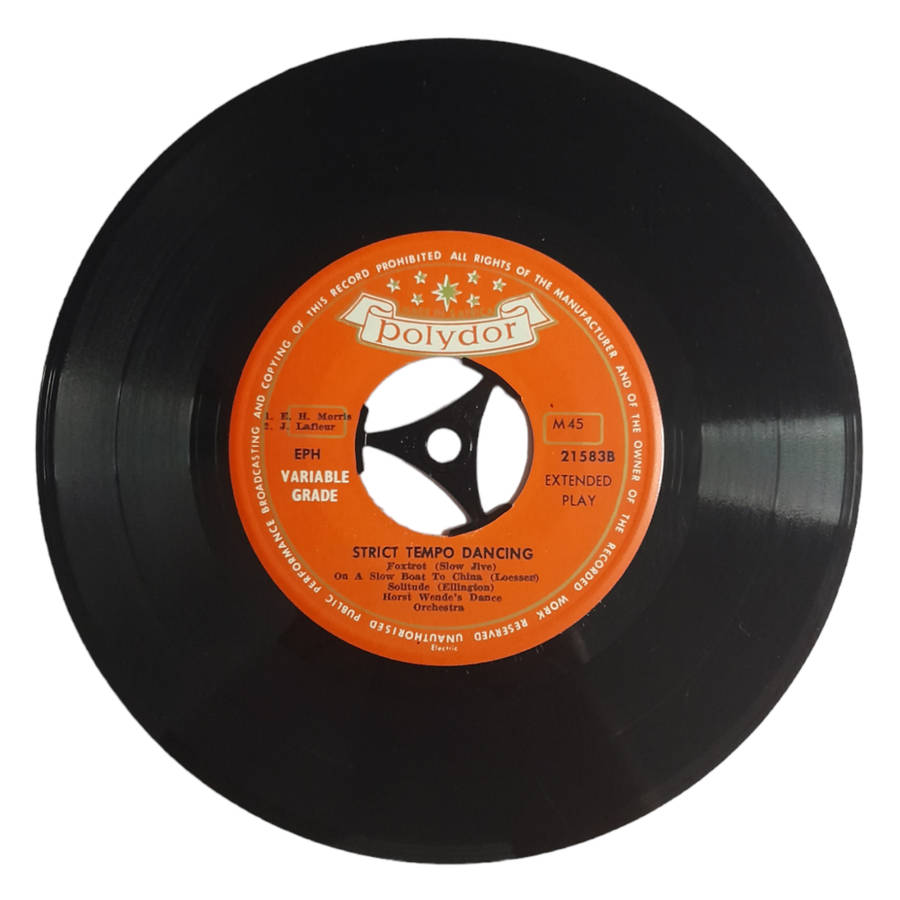 1961 Horst Wende`s Dance Orchestra  Strict Tempo Dancing - Foxtrot (Slow Jive) - Vinyl, 7`, 45 RPM