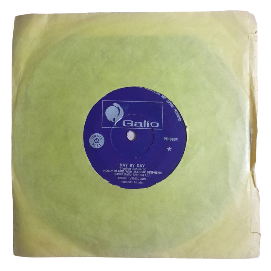 1973 Holly Black  Day By Day / By My Side - Vinyl, 7`, 45 RPM - Rock - Good - With Sleeve