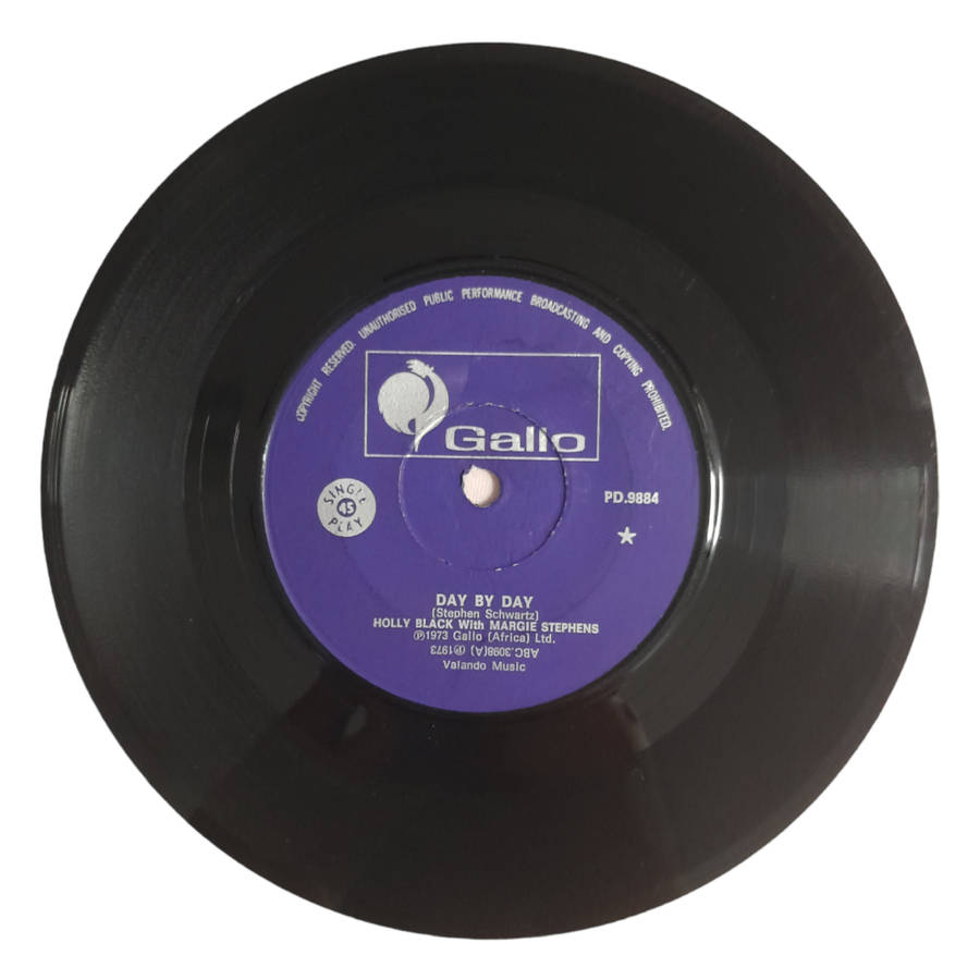 1973 Holly Black  Day By Day / By My Side - Vinyl, 7`, 45 RPM - Rock - Good - With Sleeve
