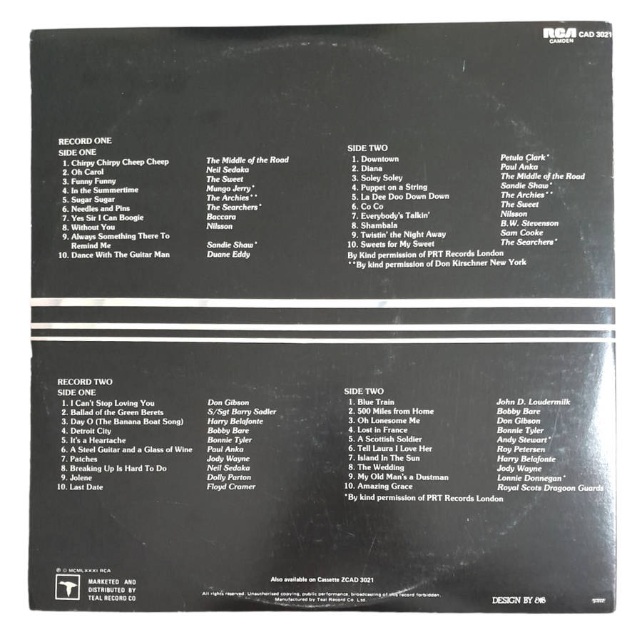 1981 Various  40 Golden Greats - Vinyl, 12`, 33 RPM - Rock - Very Good Plus - With Cover