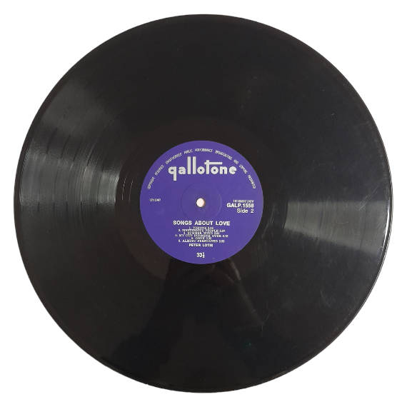 1967 Peter Lotis  Songs About Love - Vinyl, 12`, 33 RPM - Rock - Good - With Cover