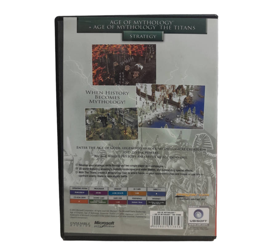 Age Of Mythology - Age Of Empires I & II , The Titans Expansion PC (DVD)