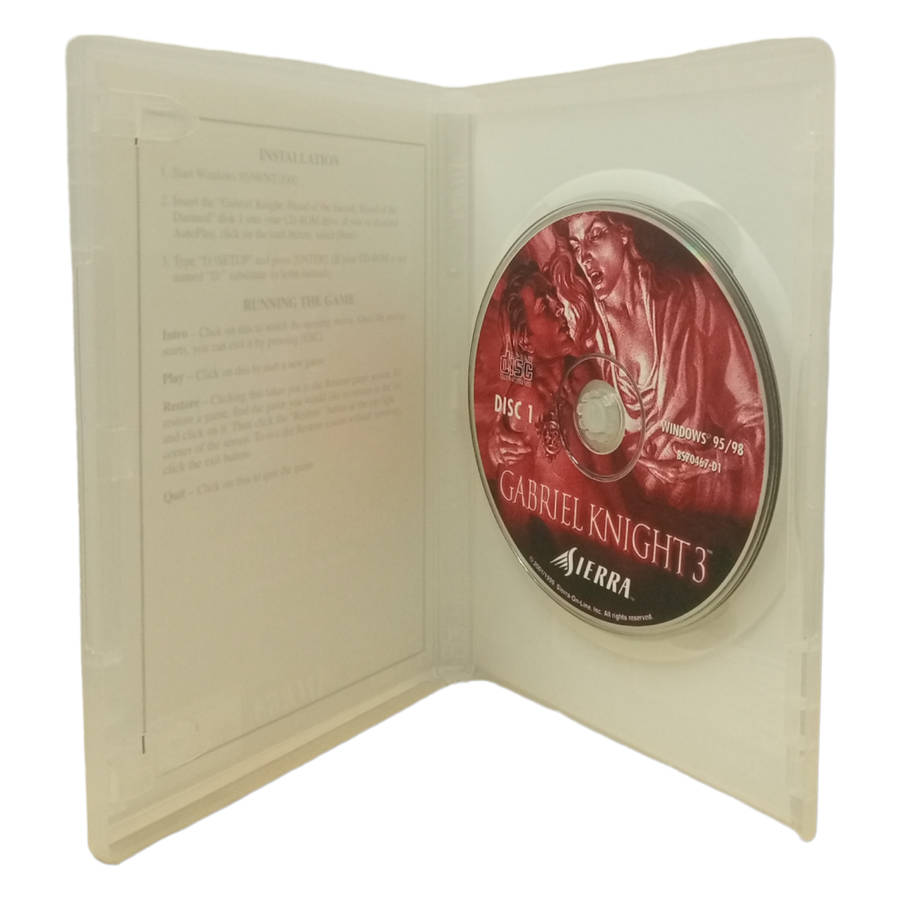 Blood Of The Sacred Gabriel Knight 3 - Blood Of The Damned PC (CD)