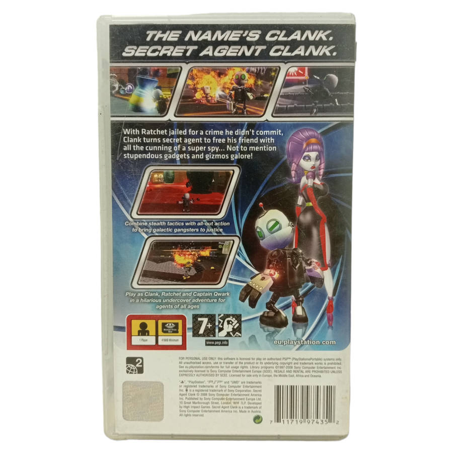 Secret Agent Clank PSP