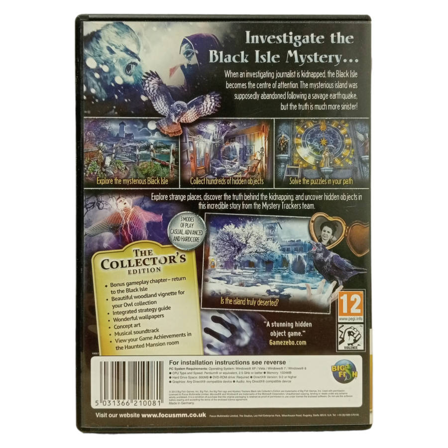 Mystery Trackers - Black Isle, Hidden Object Game PC (DVD)