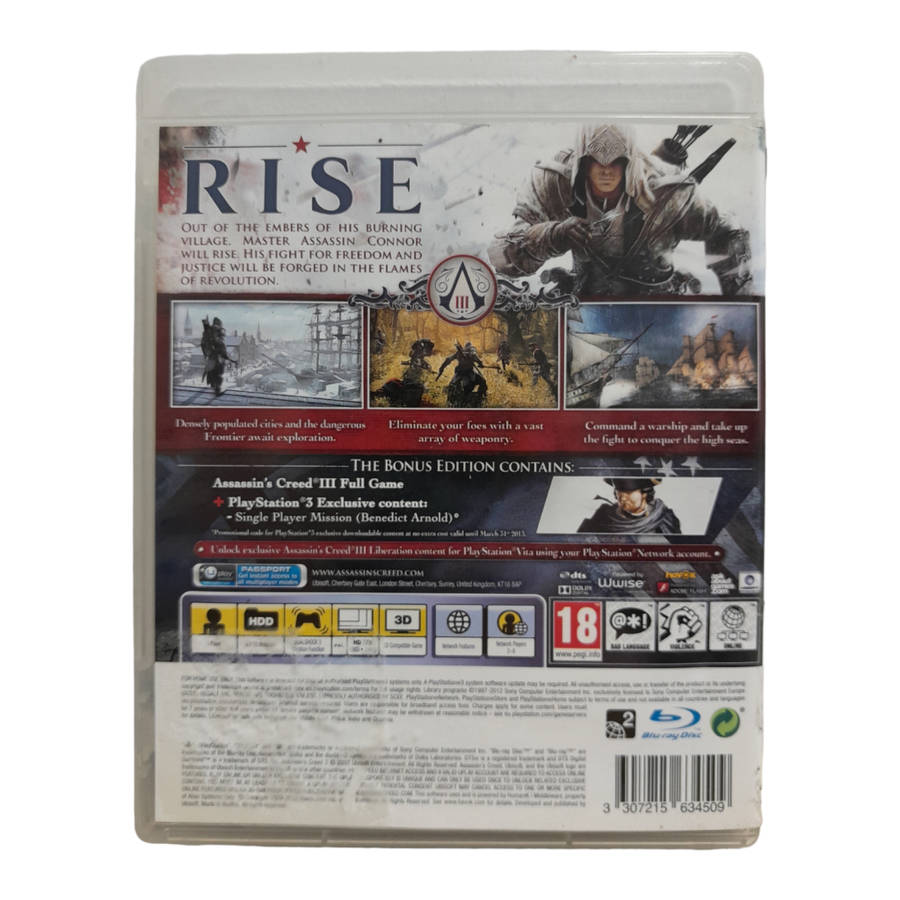Assassin`s Creed III Play Station 3