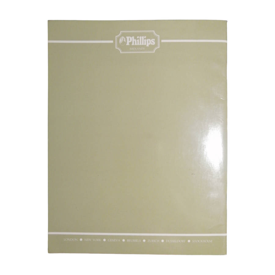 1993 Phillips Ceramics And Glassware Auction Catalog Softcover