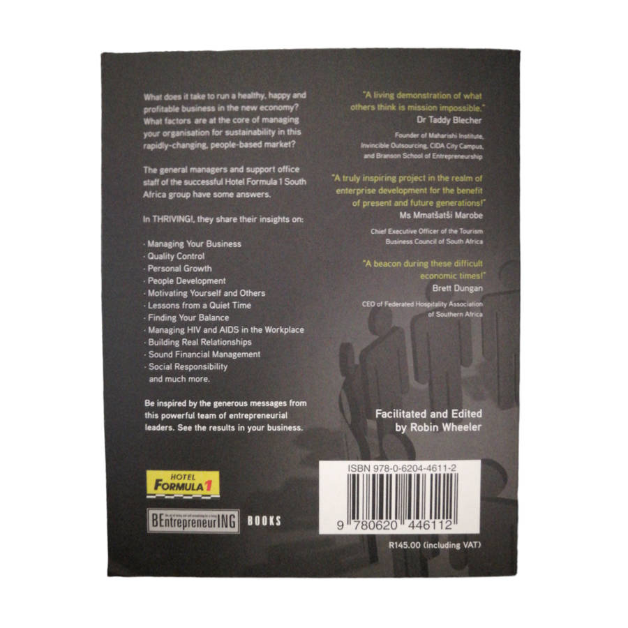 2009 Thriving- Running A Sustainable Business In The New Wave Softcover