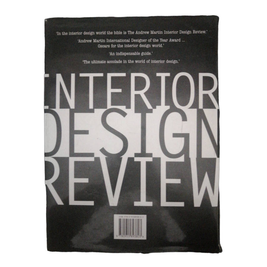 2008 Interior Design Review Volume 12 by Andrew Martin Hardcover w/ Dustjacket