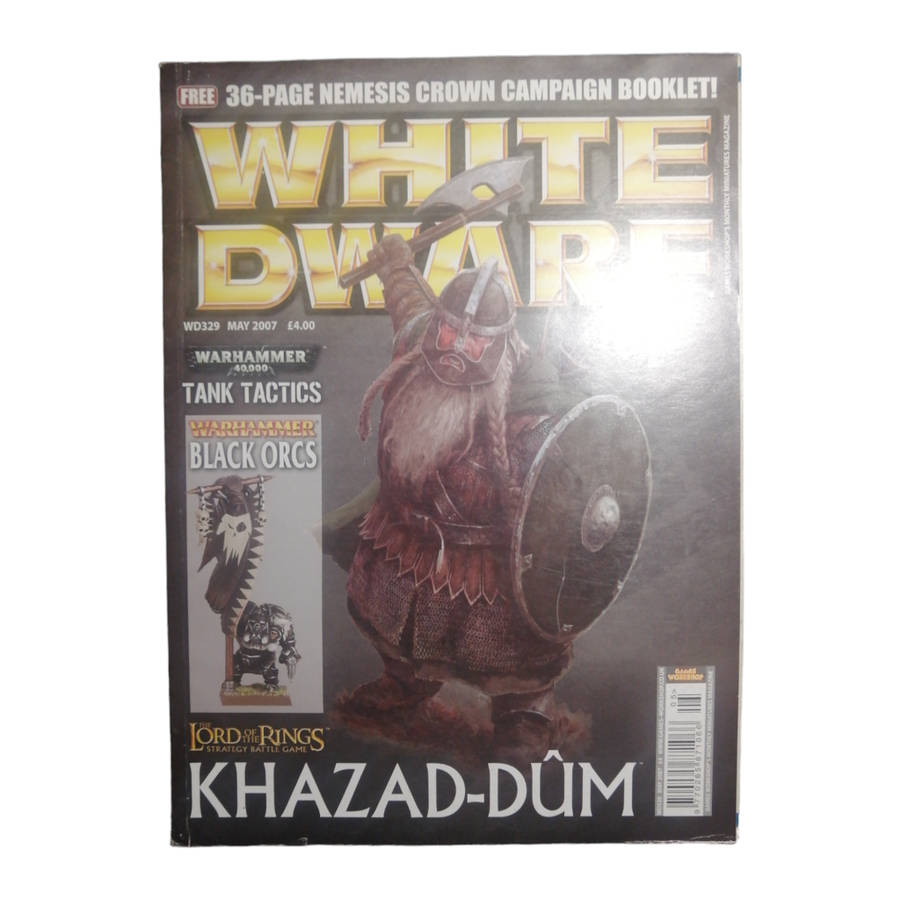 2007 White Dwarf Issue Number 329 May 2007 Magazine Softcover