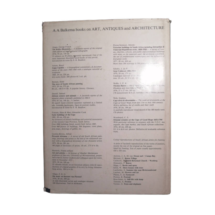 1983 Art And Artists Of South Africa by Esme Berman Hardcover w/ Dustjacket