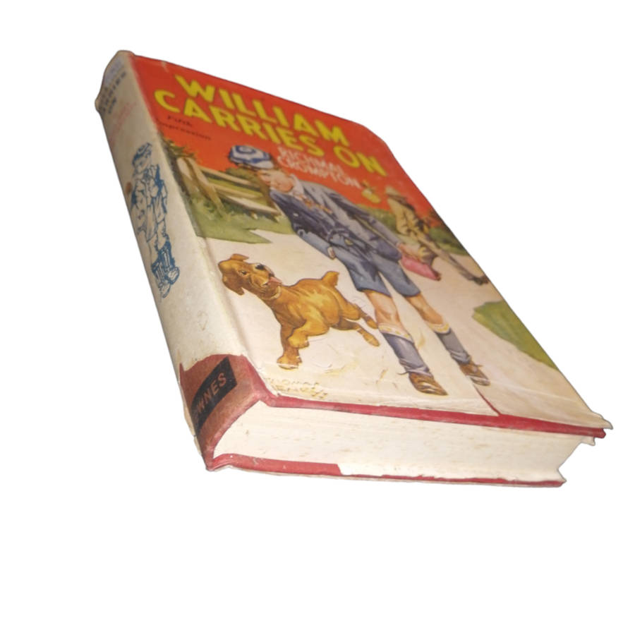 1952 William Carries On by Richmal Crompton Hardcover w/Dustjacket