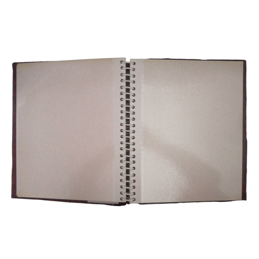 40 Pocket- Ring Binder Type Self Adhesive Burgundy Photo Album