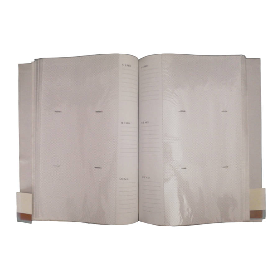 300 Pocket- Book Type Slip-In Acid Free With Memo Writing Area Dark Green Photo Album