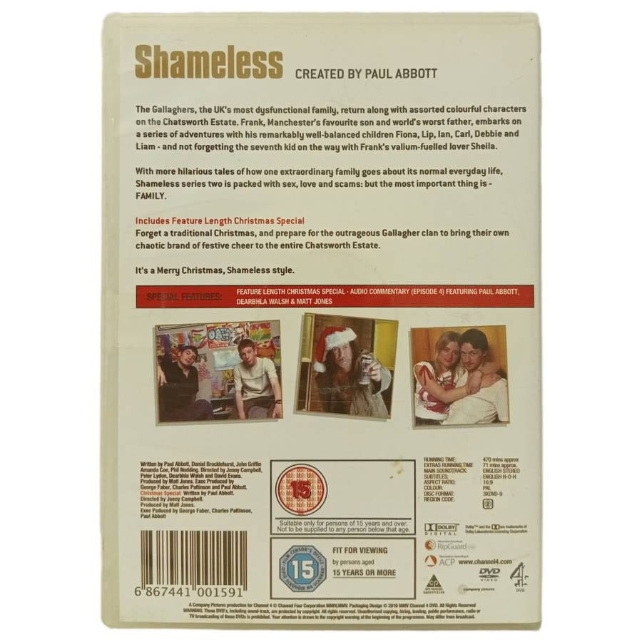 Shameless: Season 2 - 3 Disc Set DVD