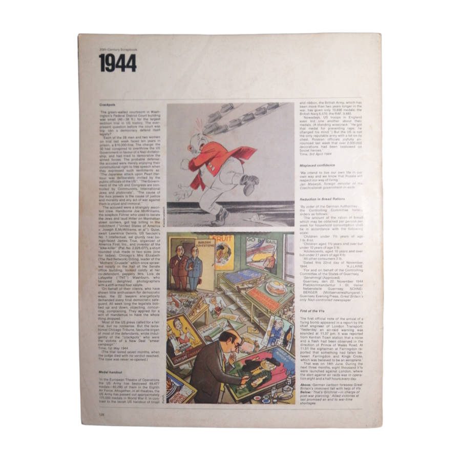 1969 History Of The 20th Century Magazine No.67 - Germany`s Agony Softcover