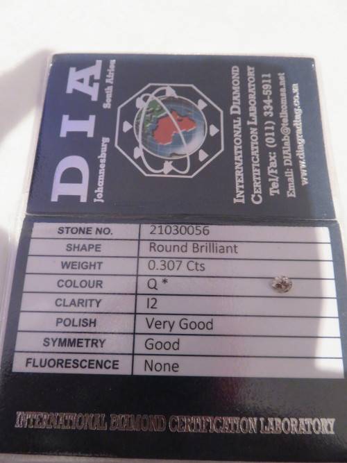 Diamond 0.307 cts - Round Brilliant | DIA Certified | Fun R1 Start