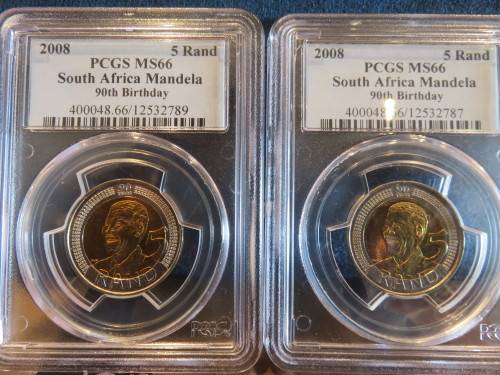 2008 Mandela 90th Birthday R5 PCGS Graded MS66 | FUN IS BACK | Fun R1 Start
