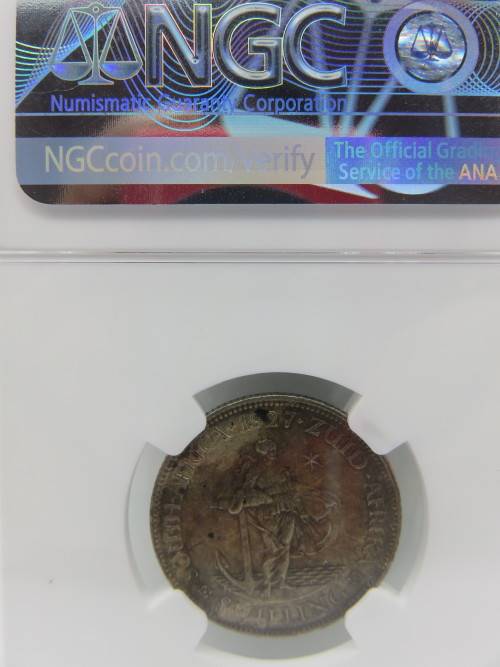 1927 South Africa Silver One Shilling NGC Graded MS62 | Ultra Rare in UNC