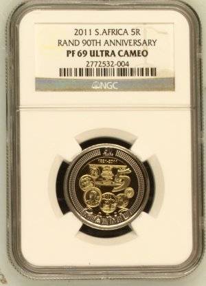 2011 SARB 90th Anniversary R5 NGC PF69 Ultra Cameo ### YES PROOF 69 ### R1 Start
