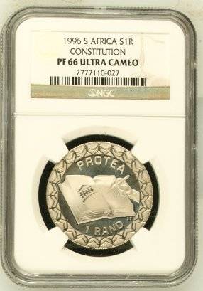 1996 Constitution Protea R1 Silver NGC PF66 Ultra Cameo ### R1 Start