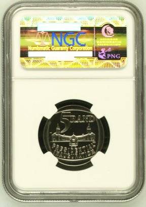 1994 Mandela Inauguration R5 NGC Proof 68 Ultra Cameo ### FUN IN JAN ###