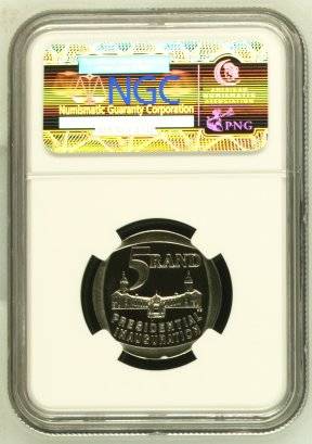 1994 Mandela Inauguration R5 NGC PF69 Ultra Cameo # PARTIAL STEPS VARIETY # FUN ends FRIDAY 4pm #